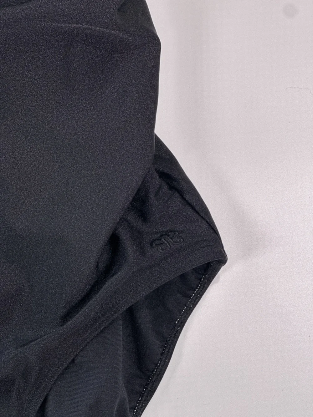 Albion Black Stretch Nylon Blend Bodysuit - Picture 3 of 9